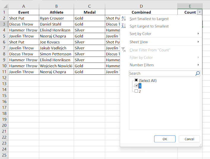 Keep Only The Unique Values And Remove The Duplicates As Well