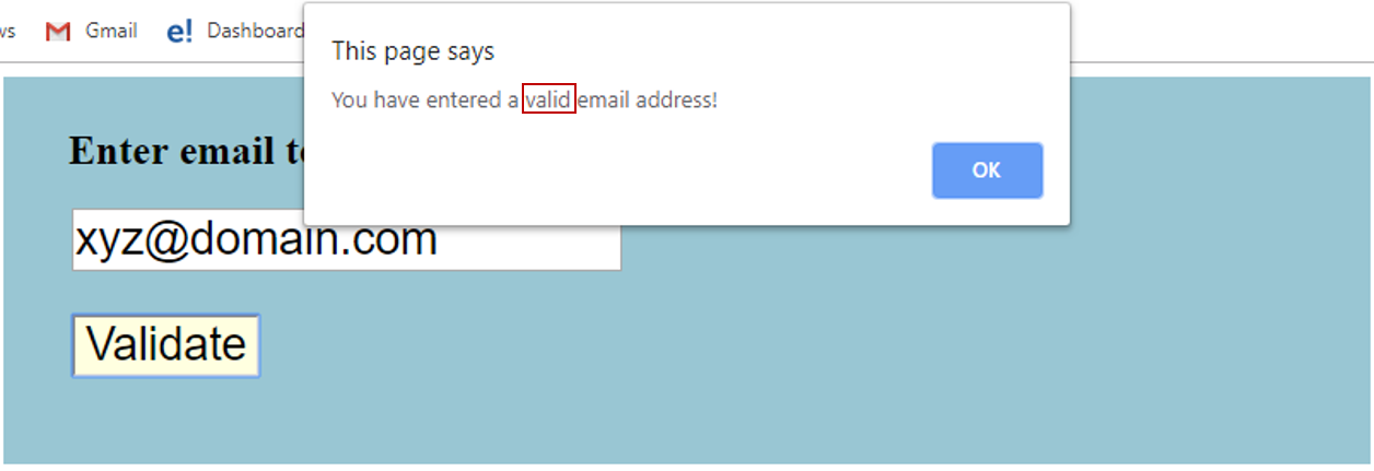 Email-Valadation-Output2