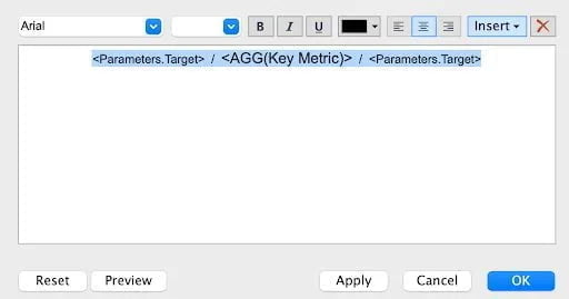 Key Metric &Amp; Target