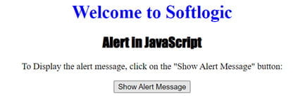 Creating An Alert In Javascript