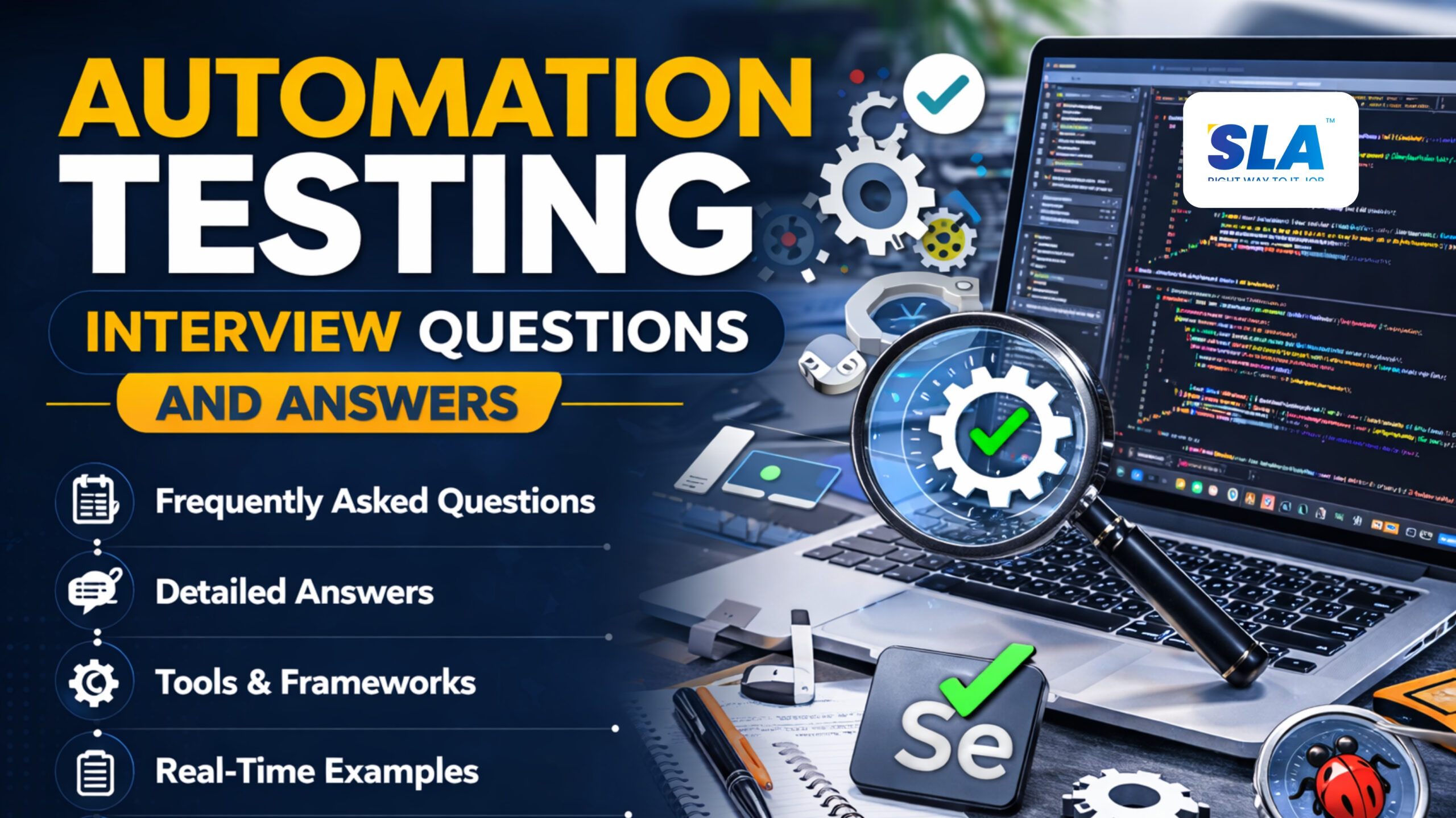 Automation Testing Interview Questions And Answers for Freshers and Experienced - Softlogic Systems