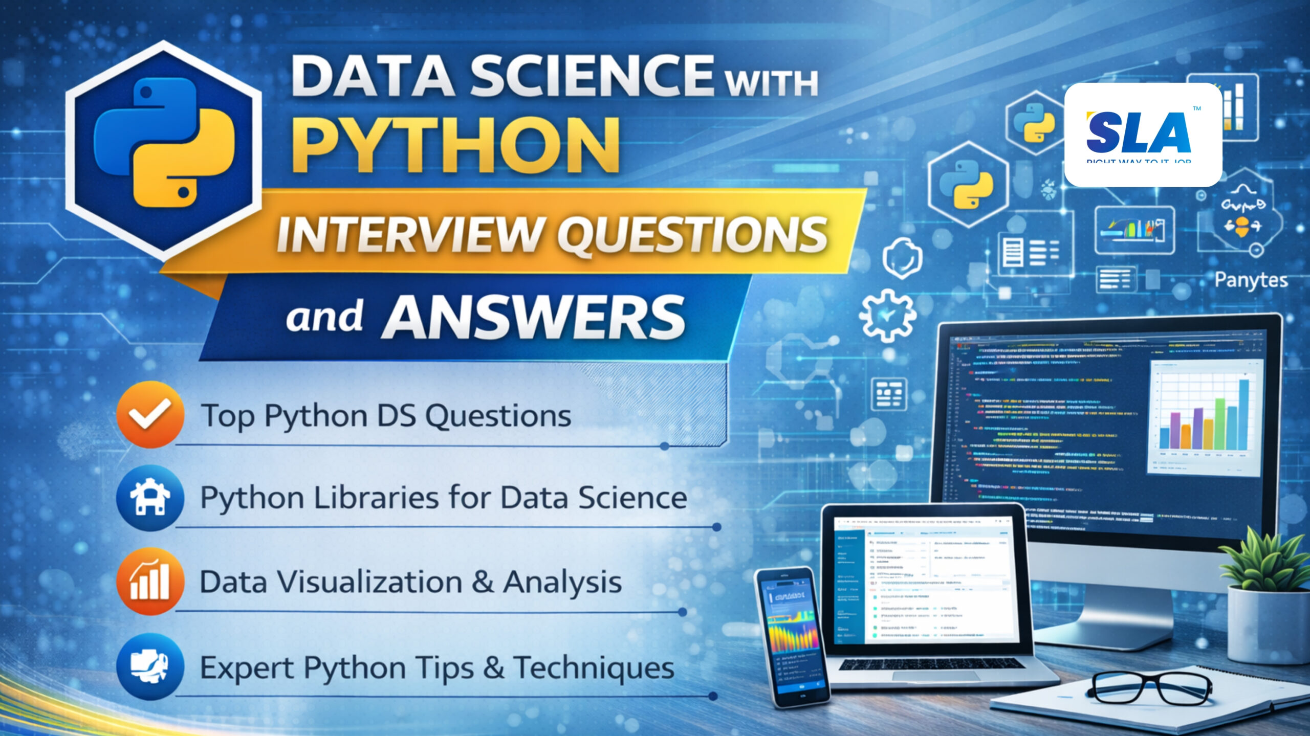 Data Science With Python Interview Questions And Answers for Freshers and Experienced - Softlogic Systems