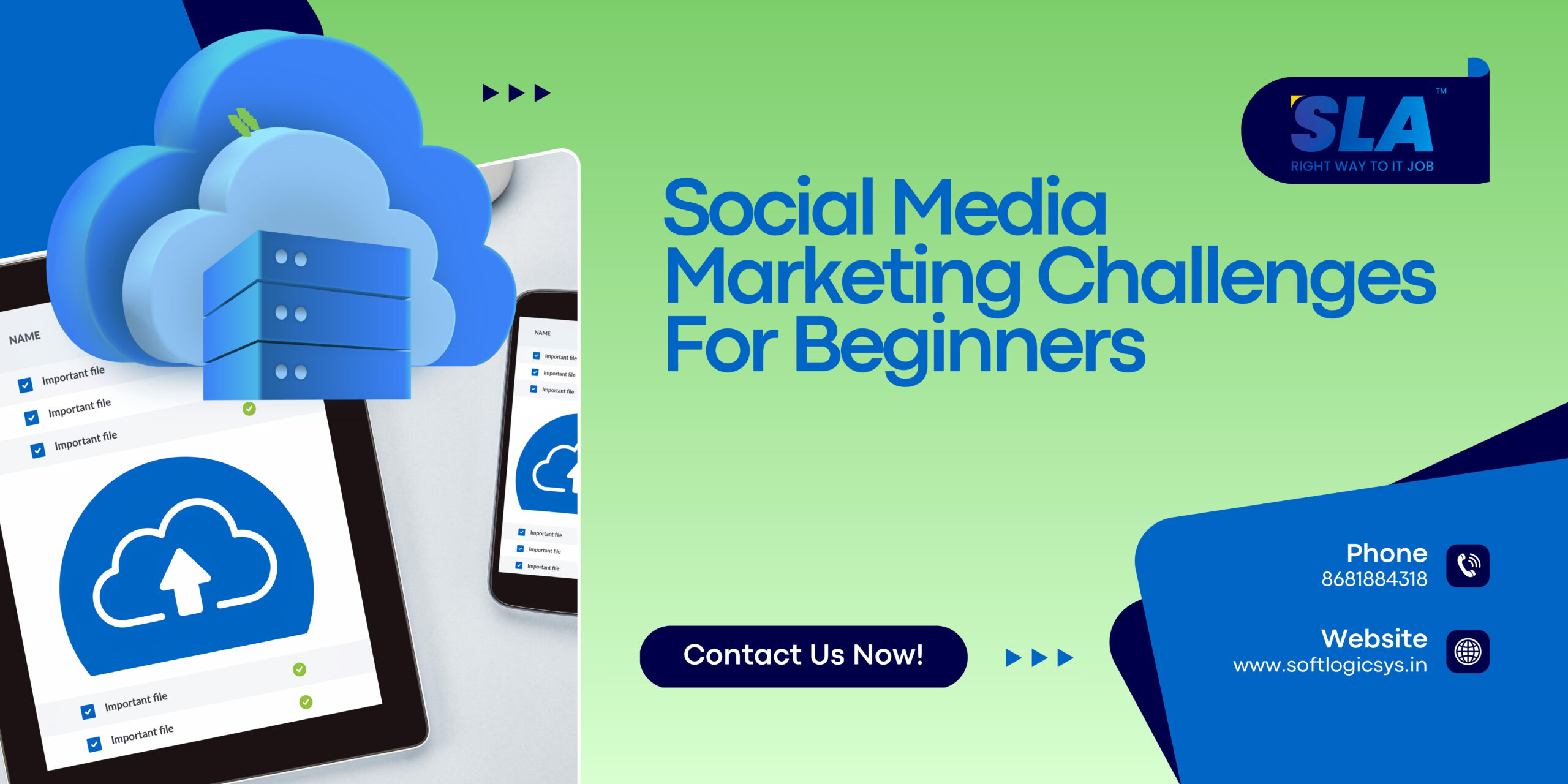 Social Media Marketing Challenges For Beginners - Softlogic Systems.