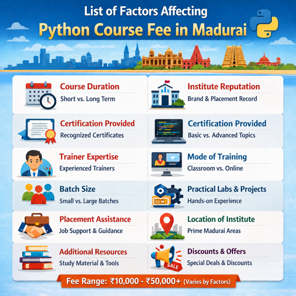 Python Course Fees In Madurai - Software Training Institute In Chennai ...